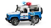 Land Rover Defender Station Wagon Полиция с фигуркой Bruder 02-595